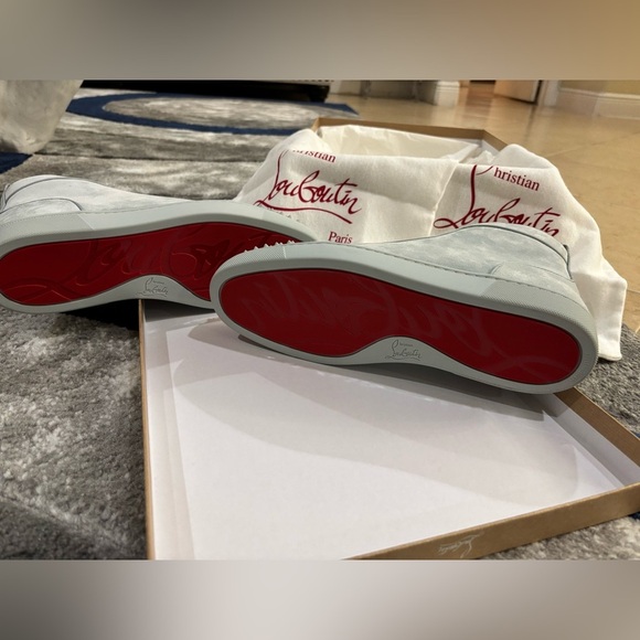 Authentic Christian Louboutin spikes orlato flats Sneakers Retails at $1045 - Picture 5 of 6